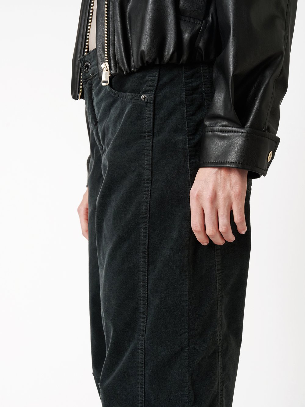 Trousers Mara_391 dark grey detail view