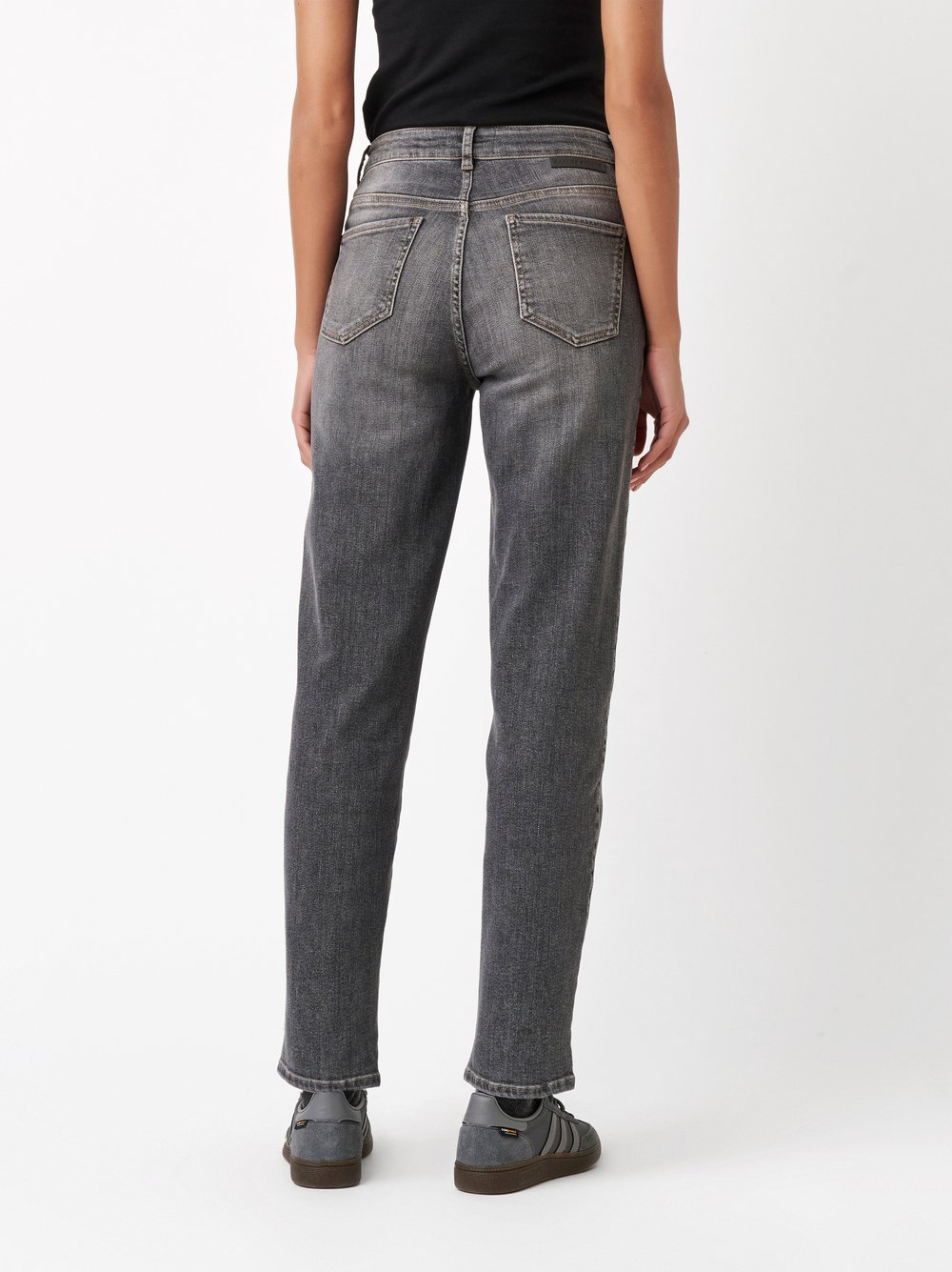 Jeans Audrey1 mid grey Rueckansicht