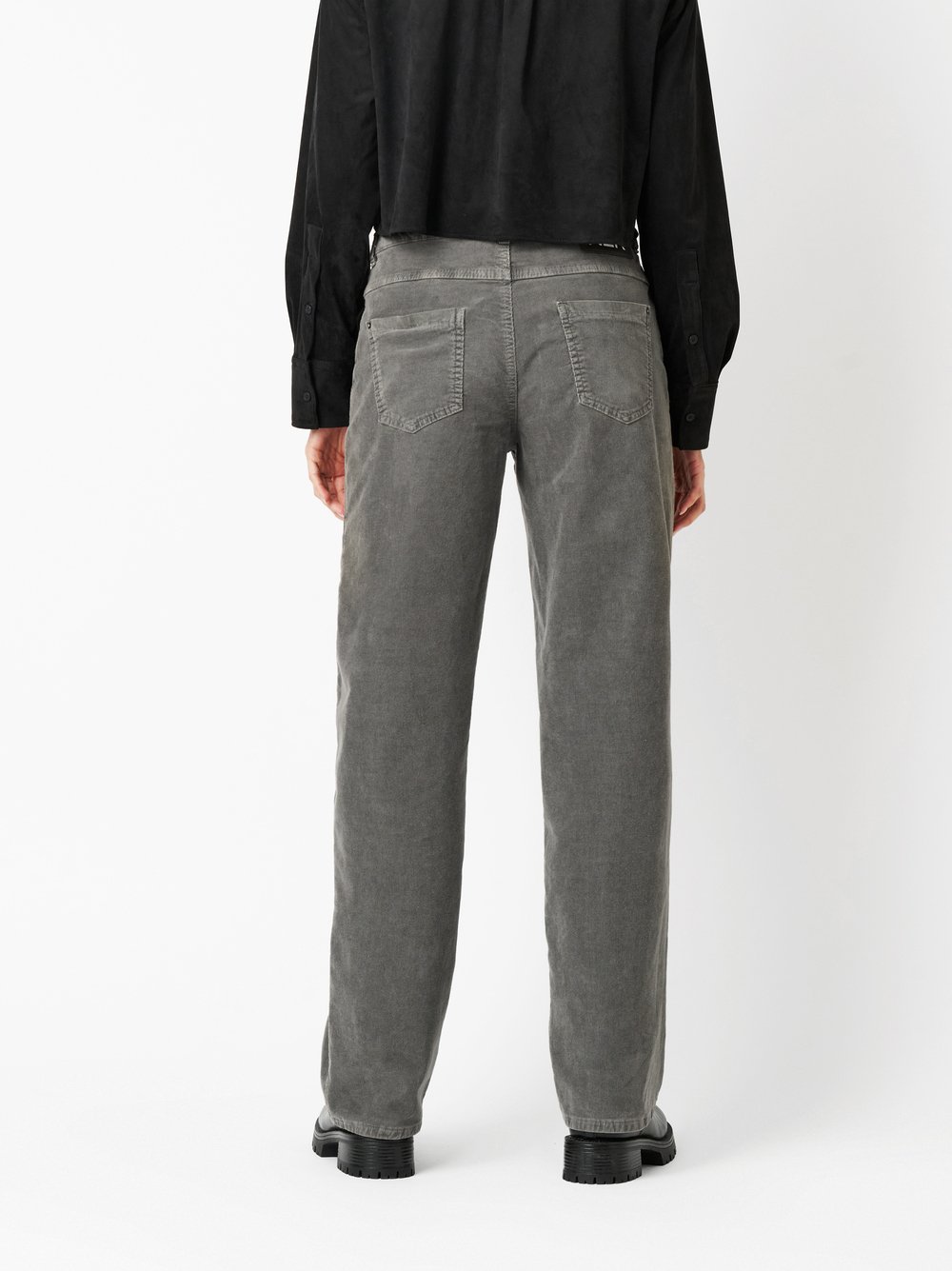 Hose Antonia_398 dark grey Rueckansicht Hose Antonia_398 dark grey Rueckansicht