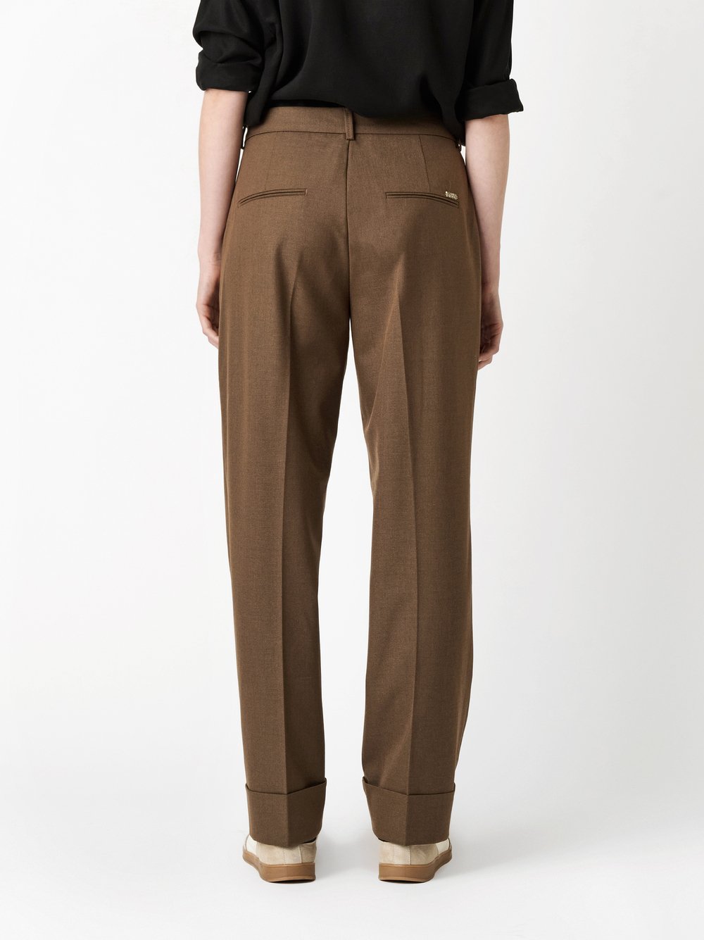 Hose Audrey1_093 brown Rueckansicht Hose Audrey1_093 brown Rueckansicht