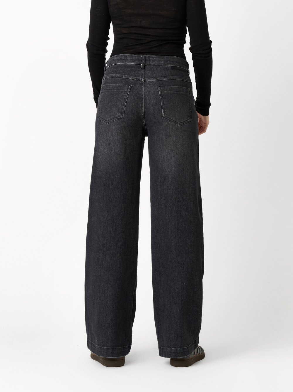 Jeans Audrey1_094 dark grey rear view Jeans Audrey1_094 dark grey rear view