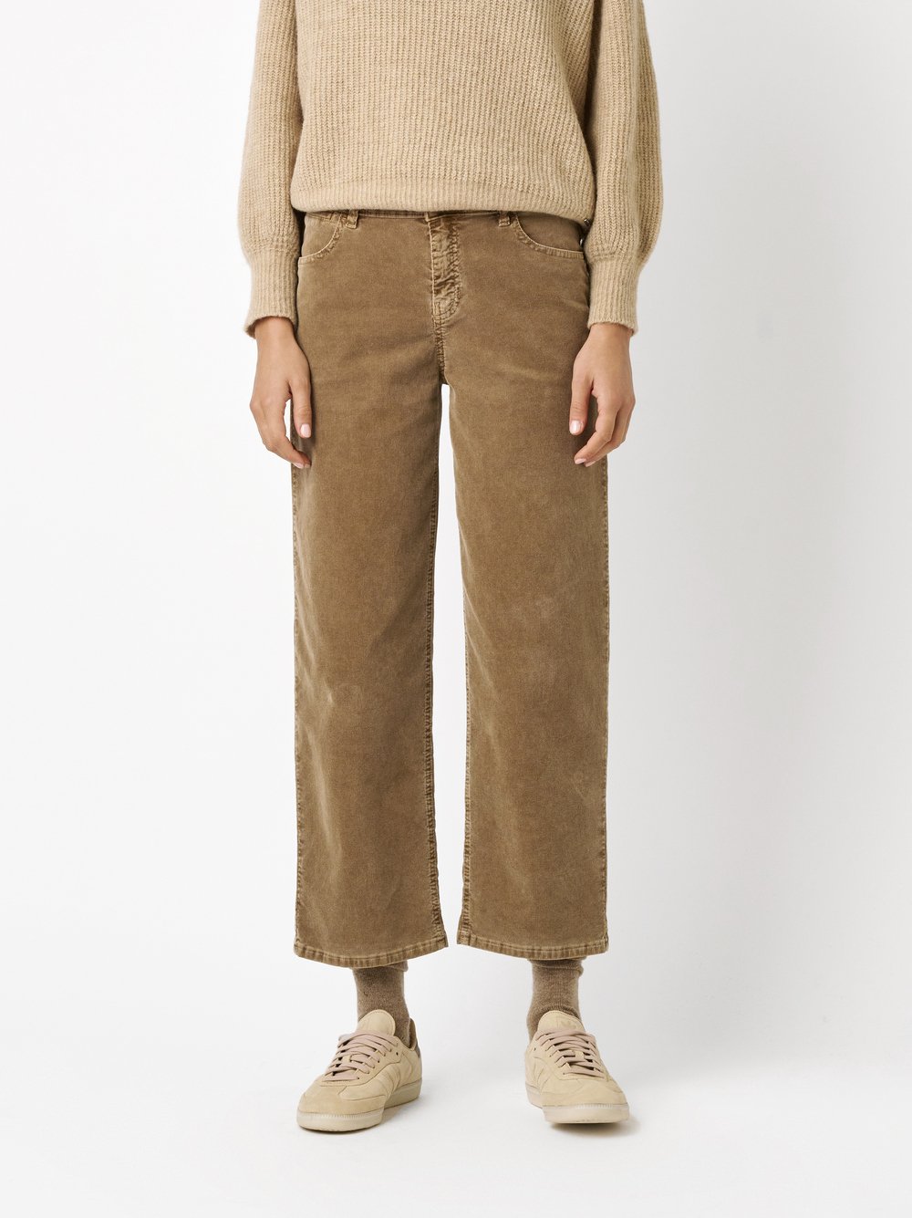 Hose Antonia_398 camel Vorderansicht