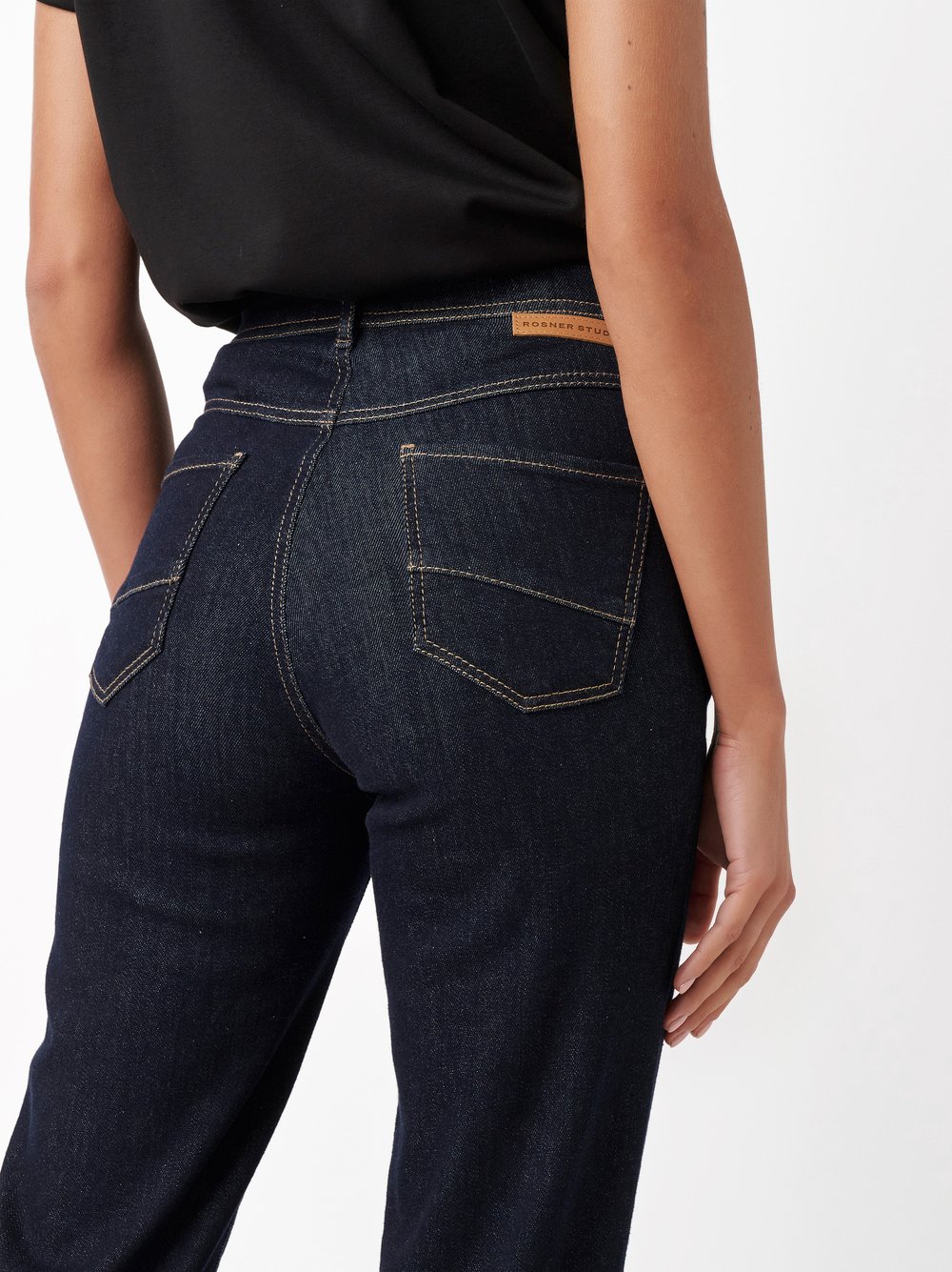 Jeans Audrey1_092 navy detail view Jeans Audrey1_092 navy detail view