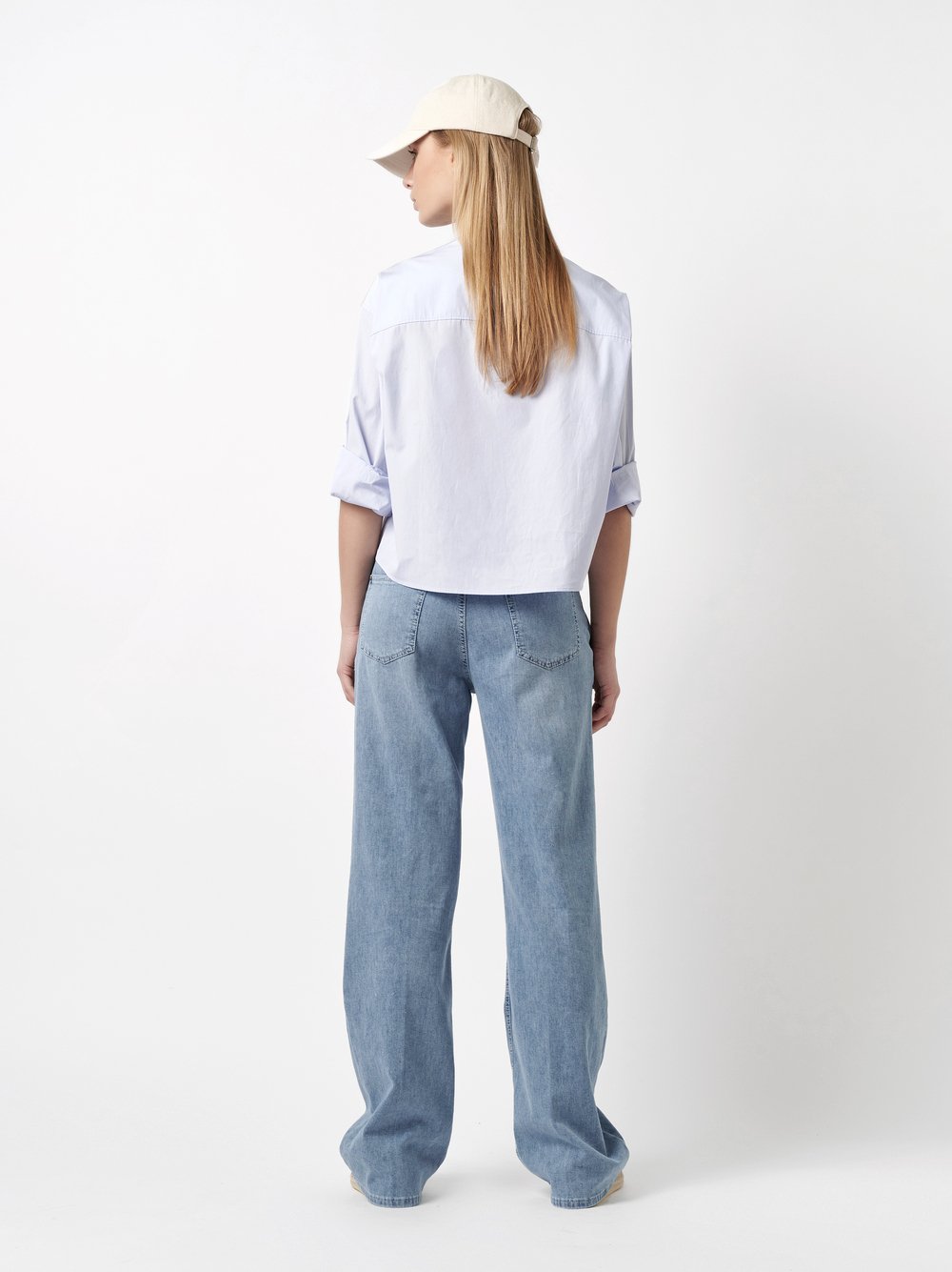 Jeans Audrey1_085 light blue rear view Jeans Audrey1_085 light blue rear view