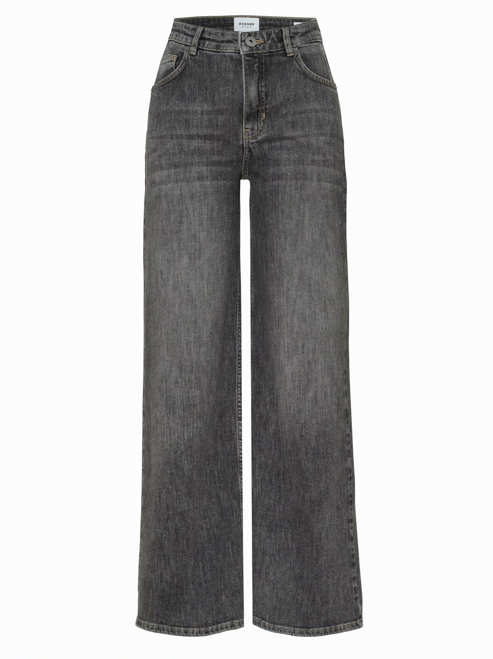 Womens jeans Audrey Wide in Grey, wide-leg jeans with authentic wash, product view
