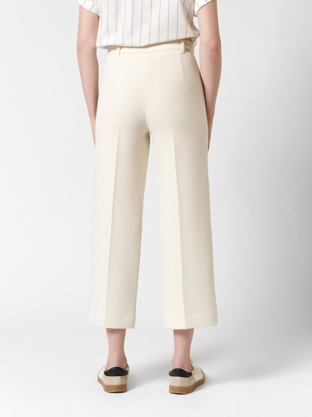 Trousers Mara_355 light sand rear view Trousers Mara_355 light sand rear view