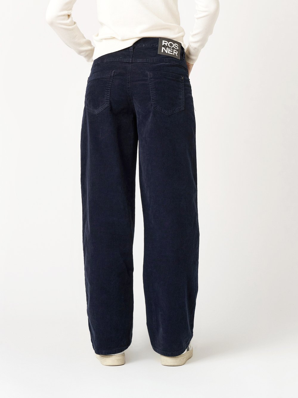 Trousers Antonia_398 navy rear view