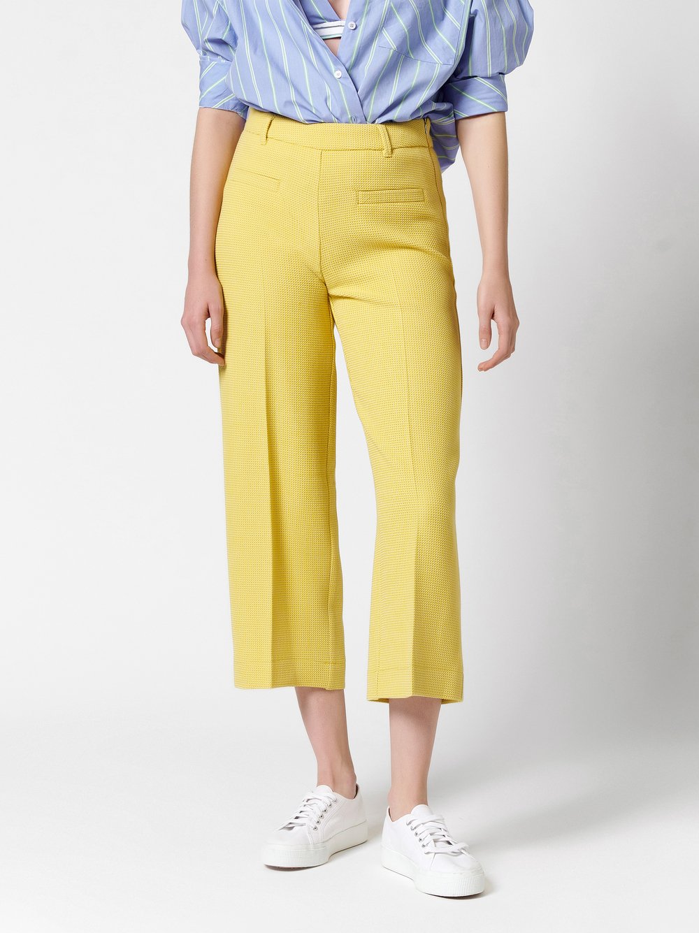 Hose Mara_355 yellow Vorderansicht Hose Mara_355 yellow Vorderansicht